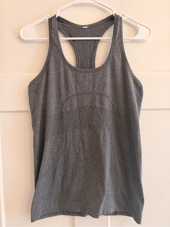 lululemon athletica Tops - lululemon athletica Swiftly Tank Size 8, Dark Grey 🩶🩶🩶